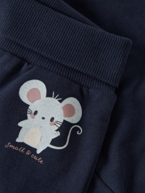 NAME IT Sweatpants Vrillie Navy Blazer Mouse